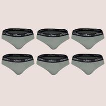Kit 6 Cuecas Slip Zorba Max 100% Algodão Qualidade Conforto Kit 6 Cuecas Slip Zorba Max 100% Algodão Qualidade Conforto
