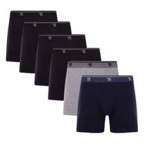 Kit 6 Cuecas Trifil Boxer Confortável Elastico Resistente