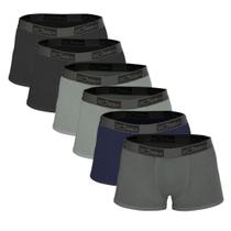 Kit 6 Cuecas Zorba Boxer Plus 717 Multicolorido