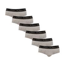 Kit 6 Cuecas Zorba Slip Comfort 674 Mescla - M