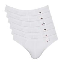 Kit 6 Cuecas Zorba Slip Light Algodão 772 Branco - G