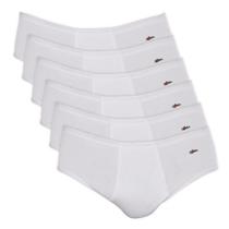 Kit 6 Cuecas Zorba Slip Light com Abertura Algodão 172 Branco - M