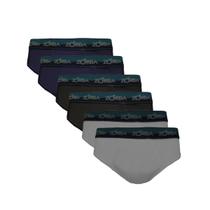 Kit 6 Cuecas Zorba Slip Max Algodão 764 Multicolorido
