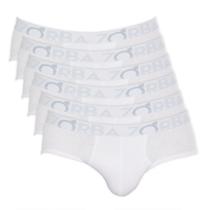 Kit 6 Cuecas Zorba Slip Stylo Algodão 643 Branco