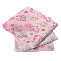 Kit 6 Cueiros Bebê Manta Flanelado Estampado 100% algodão 80x60cm Minasrey Kit 6 Cueiros Bebê Manta Flanelado Estampado 100% algodão 80x60cm Minasrey