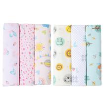 Kit 6 Cueiros Papi Flanelados 1,0x0,8m Estampados Menina Kit 6 Cueiros Papi Flanelados 1,0x0,8m Estampados Menina