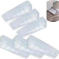 Kit 6 Cunhas de Porta Transparentes Seguro e Prático VitalMG