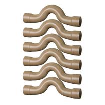 Kit 6 Curva de Pvc Transposição Soldavel 25 Mm Plastilit
