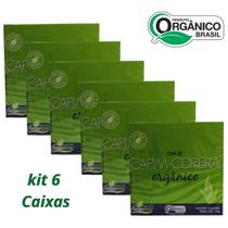 KIT 6 CX Chá Capim-Cidreira 60 sachês orgânico Campo Verde