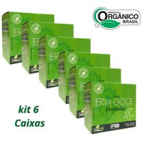 KIT 6 CX Chá Erva-Doce orgânico Campo Verde
