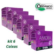 KIT 6 CX Chá Orgânico Amora 60 Sachês Campo Verde KIT 6 CX Chá Orgânico Amora 60 Sachês Campo Verde