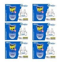 Kit 6 Cx Repelentes Com 12 Refis de 32,9ml Raid SC Johnson