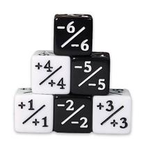 Kit 6 Dados Contadores/Marcadores Positivo/Negativo - MTG Kit 6 Dados Contadores/Marcadores Positivo/Negativo - MTG