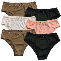 Kit 6 De Calcinha Calçola Fristyle Em Microfibra Lisa Feminino Adulto Atacado Kit 6 De Calcinha Calçola Fristyle Em Microfibra Lisa Feminino Adulto Atacado