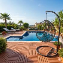 KIT 6 DECK MODULAR PLASTICO TEXTURA MADEIRA 30X30X2,5 CM MAXX PREMIUM color:CEDRO KIT 6 DECK MODULAR PLASTICO TEXTURA MADEIRA 30X30X2,5 CM MAXX PREMIUM color:CEDRO