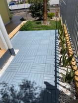 Kit 6 decks modular plástico jardim banheiro box sauna varanda sacada - Tribello