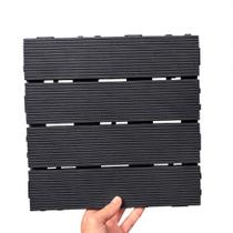 Kit 6 Decks Modular Plástico Textura Madeira Banheiro E Sacadas Kit 6 Decks Modular Plástico Textura Madeira Banheiro E Sacadas