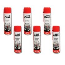 Kit 6 Desengripante Antiferrugem 300ml Lubrificante Spray Anticorrosivo Multiuso Ferro Corrente Moto