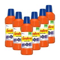 Kit 6 Desinfetante Lysoform Uso Geral Suave Odor 500ml