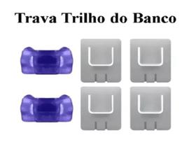 Kit 6 Deslizes Bucha Trava Trilho Banco Gol Saveiro Voyage k04