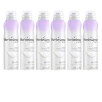 Kit 6 Desodorante Aerossol Herbíssimo Care Sem Álcool Lavanda 150Ml Dana