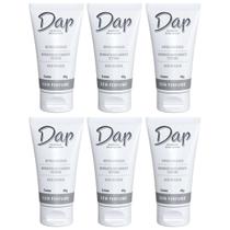 Kit 6 Desodorante Antitranspirante Sem Perfume Creme DAP 40g