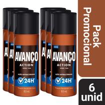Kit 6 Desodorante Avanço Action 85ml