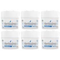 Kit 6 Desodorante Creme Antiperspirante Talco Herbíssimo 55g Kit 6 Desodorante Creme Antiperspirante Talco Herbíssimo 55g