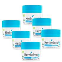 Kit 6 desodorante creme herbissimo 55gr a escolher