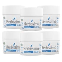 Kit 6 Desodorante Creme Herbissimo Talco Antitranspirante 55g Kit 6 Desodorante Creme Herbissimo Talco Antitranspirante 55g