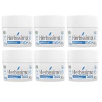 Kit 6 Desodorante Creme Talco Herbíssimo 55G - Dana Kit 6 Desodorante Creme Talco Herbíssimo 55G - Dana