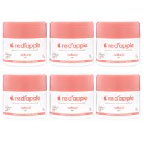 Kit 6 Desodorante Em Creme Natural 55G - Red Apple