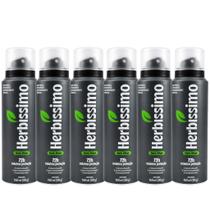 Kit 6 Desodorante Herbíssimo Care Masculino Dark Silver 150ml - Dana Kit 6 Desodorante Herbíssimo Care Masculino Dark Silver 150ml - Dana