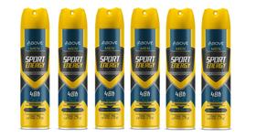 Kit 6 Desodorante Men Aerosol Sport Energy 150 ML - Above