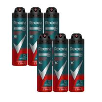 Kit 6 Desodorante Rexona Antibacterial Protection Men Aerosol Antitranspirante 72h 150ml Kit 6 Desodorante Rexona Antibacterial Protection Men Aerosol Antitranspirante 72h 150ml