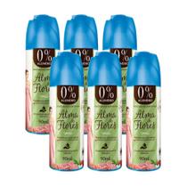 Kit 6 Desodorante Spray Alma de Flores Clássico 90ml