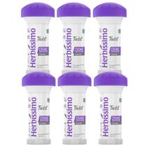 Kit 6 Desodorante Twist Creme Lavanda Herbíssimo 45G - Dana Kit 6 Desodorante Twist Creme Lavanda Herbíssimo 45G - Dana