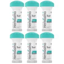 Kit 6 Desodorante Twist Creme Neutro Herbíssimo 45G - Dana Kit 6 Desodorante Twist Creme Neutro Herbíssimo 45G - Dana