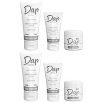 Kit 6 Desodorantes Creme S/Perfume Antitransp DAP 40/55/120g
