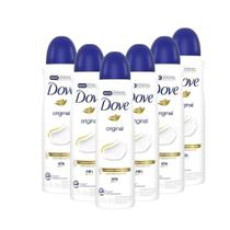 Kit 6 Desodorantes Dove Antitranspirante Aerossol Original 150ml