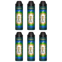 Kit 6 Desodorantes Rexona Impacto 150ml 72hrs de Proteção Antitranspirante