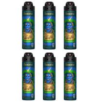 Kit 6 Desodorantes Rexona Invisible + Antibac 72hrs de Proteção Antitranspirante