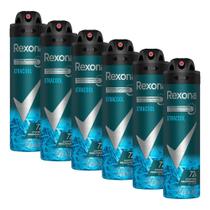 Kit 6 Desodorantes Rexona Men Antitranspirante Aerossol Xtra Cool 150ml