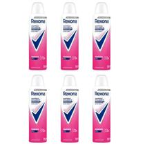 Kit 6 Desodorantes Rexona Powder Dry 150ml Controle Inteligente de Odor e Suor