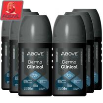 Kit 6 Desodorantes Roll-On Above Derma Clinical Women E Men - 50ml