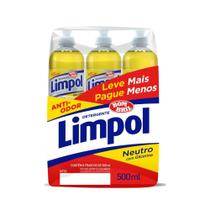 Kit 6 Detergente Neutro Leve Mais Pg Menos Limpol Bombril Kit 6 Detergente Neutro Leve Mais Pg Menos Limpol Bombril