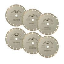 Kit 6 Disco Corte Diamantado Segmentado Topa Tudo 230mm Kit 6 Disco Corte Diamantado Segmentado Topa Tudo 230mm