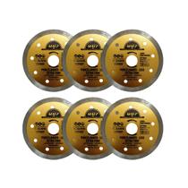 Kit 6 Disco Diamantado Porcelanato Extra Fino 110x20mm Matz Kit 6 Disco Diamantado Porcelanato Extra Fino 110x20mm Matz