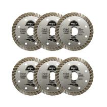Kit 6 Disco Diamantado Turbo Esmerilhadeira 110x22,23mm Matz Kit 6 Disco Diamantado Turbo Esmerilhadeira 110x22,23mm Matz