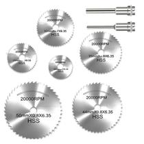 Kit 6 Disco Lâmina De Serra 22 A 50Mm Para Micro Retíficas Kit 6 Disco Lâmina De Serra 22 A 50Mm Para Micro Retíficas